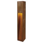 SLV Slot 80 Stehlampe Stahl Rostig | Außenbeleuchtung - IP44 - Geeignet für 1x E27 