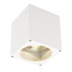 SLV Big Theo Decke Spot Aluminium Weiß | Außenbeleuchtung - IP44 - Geeignet für 1x GU10 Max. 75W - Dimmbar
