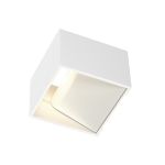 SLV Logs In Wandleuchte Aluminium Weiß 6W 600lm - 830 Warmweiß