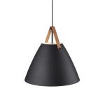DFTP by Nordlux Pendelleuchte Strap 48 Schwarz - Metall | E27 Max 40W