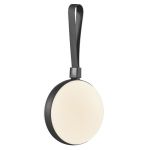 Nordlux Tischlampe Bring To-Go Portable Akku Schwarz 1W 70lm - 827 Extra Warmweiß | 3-Stufen Dimmbar 