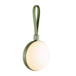 Nordlux Tischlampe Bring To-Go Portable Akku Grün1W 70lm - 827 Extra Warmweiß | 3-Stufen Dimmbar 
