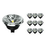 Mehrfachpackung 10x Noxion Lucent LED-Spot GU10 AR111 12W 600lm 40D - 927 Extra Warmweiß | Höchste Farbwiedergabe - Dimmbar - Ersatz für 50W