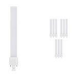 Mehrfachpackung 10x Ledvance Dulux S LED 6W - 830 Warmweiß | 2-Pins - Ersatz Für 11W
