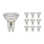 Mehrfachpackung 10x Noxion LED-Spot GU10 PAR16 4.8W 450lm 36D - 827 Extra Warmweiß | Ersatz Für 65W