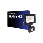 Noxion LED-Scheinwerfer Beamy G3.1 Schwarz 20W 2200lm 100D - 840 Kaltweiß | IP44 - Bewegungs- und Lichtsensor - Symmetrisch 