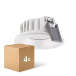 Mehrfachpackung 4x Ledvance LED-Spot Air Fix Aluminium Weiß 6W 570lm 36D - 940 Kaltweiß | Ausschnitt 68mm - IP65 - Höchste Farbwiedergabe - Dimmbar
