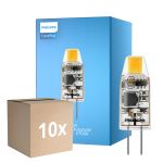 Mehrfachpackung 10x Philips LED Capsule CorePro G4 Klar 1W 100lm - 827 Extra Warmweiß | Ersatz Für 10W 