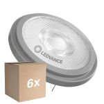 Mehrfachpackung 6x Ledvance LED spot G53 AR111 7.4W 450lm 24D - 930 Warmweiß | Höchste Farbwiedergabe - Dimmbar - Ersatz für 50W