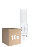 Mehrfachpackung 10x Philips CorePro PL-C LED 360D 5.9W 850lm - 830-840-865 CCT | 2-Pins - Ersatz Für 13W