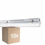 Mehrfachpackung 10x Ledvance LED Feuchtigkeitsdicht Gehäuse MT Gen 3 IP65 | Geeignet für 1x60cm LED Röhre