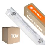Mehrfachpackung 10x Ledvance LED Feuchtraumleuchte Feuchtigkeitsdicht Gehäuse Performance | Geeignet Für  1x60cm LED Röhre