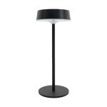 Eglo Tischlampe Simeri Solar Stahl Schwarz 3W 250lm - 830-860 Abstimmbares Weiß | IP44 - Berührungsdimmbar - USB-C