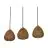 Ledvance Decor Papier Drop Papier/Stahl Pendelleuchte Beige | Geeignet für 3X E27