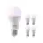 Mehrfachpackung 5x Calex Smart Tuya Wifi E27 Birne 8.5W 806lm - 822-840 Abstimmbares Weiß | RGBW - Dimmbar - Ersatz für 60W