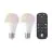 Doppelpack Eglo LED E27 Birne Klar Fadenlampe 11W 1300lm - 827-865 Abstimmbares Weiß + RGB | Ersatz Für 100W