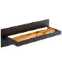 Brilliant Chaumont Wandleuchte Aluminium Metall Holz Schwarz 8W 930lm - 830 Warmweiß