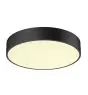 SLV Medo Pro 40 Wand und Deckenleuchte Aluminium Schwarz Rund 19W 2500lm - 930-940 CCT | IP50 - Höchste Farbwiedergabe - Dali Dimmbar 