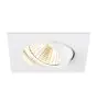 SLV New Tria 68 Spot Aluminium Weiß Quadrat 11W 700lm 38D - 918-930 Dim To Warm | Ausschnitt 68mm - Höchste Farbwiedergabe