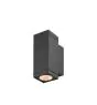 SLV Theo Pro S Up/Down Wandleuchte Aluminium Anthrazit 12W 1400lm - 827 Extra Warmweiß | Außenbeleuchtung - IP65