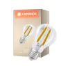 Ledvance Classic LED E27 Birne Fadenlampe Klar 3.8W 806lm - 827 Extra Warmweiß | Dimmbar - Ersatz Für 60W