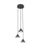 Emibig Pendelleuchte Elit Stahl Schwarz | Geeignet für 3x GX53 - Max 10W