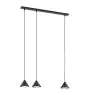 Emibig Pendelleuchte Elit Stahl Schwarz | Geeignet für 3x GX53 - Max 12W