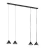 Emibig Pendelleuchte Elit Stahl Schwarz | Geeignet für 4x GX53 - Max 12W