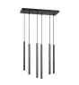 Emibig Pendelleuchte Selter Stahl Schwarz | Geeignet für 6x G9 - Max 8W
