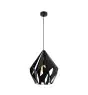 Eglo Pendelleuchte Carlton 5 Stahl Schwarz | IP20 - Geeignet für 1x E27 
