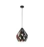 Eglo Pendelleuchte Carlton 1 Schwarz, Bernstein | Geeignet für E27