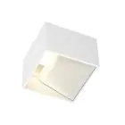 SLV Logs In Wandleuchte Aluminium Weiß 6W 600lm - 830 Warmweiß