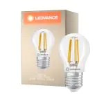 Ledvance Classic LED E27 Birne Fadenlampe Klar 3.4W 470lm - 827 Extra Warmweiß | Dimmbar - Ersatz Für 40W