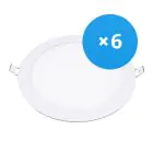 Mehrfachpackung 6x Bright Choice LED Downlight UltraSlim 24W 1950lm 110D - 840 Kaltweiß | 295mm - Ausschnitt 280mm