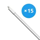 Mehrfachpackung 15x Bright Choice LED Feuchtraumleuchte 27W 2970lm - 840 Kaltweiß | 150cm