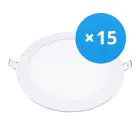Mehrfachpackung 15x Bright Choice LED Downlight UltraSlim 24W 1950lm 110D - 840 Kaltweiß | 295mm - Ausschnitt 280mm