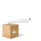 Mehrfachpackung 4x Ledvance LED Deckenleuchte Linear Kompakt Schalter 8W 800lm - 830 Warmweiß | 60cm