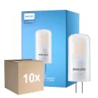 Mehrfachpackung 10x Philips CorePro LED Capsule G4 Matt 2.1W 210lm - 827 Extra Warmweiß | Dimmbar - Ersatz Für 20W