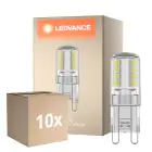 Mehrfachpackung 10x Ledvance Performance LED Capsule Klar G9 2.6W 320lm - 827 Extra Warmweiß | Ersatz Für 30W