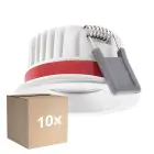 Mehrfachpackung 10x Ledvance LED-Spot Fire Rated Aluminium Weiß 8W 680lm 36D - 930 Warmweiß | Ausschnitt 68mm - IP65 - Höchste Farbwiedergabe - Dimmbar