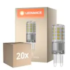 Mehrfachpackung 20x Ledvance Performance LED Capsule Klar G9 4.4W 600lm - 827 Extra Warmweiß | Dimmbar - Ersatz Für 48W