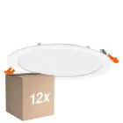 Mehrfachpackung 12x Osram LED-Downlight Recess Slim Weiß 22W 2000lm 110D - 840 Kaltweiß| Ausschnitt 200mm - IP20