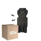 Mehrfachpackung 50x Noxion GST - Kompatibel Verbinder - Männlich - 3 pole