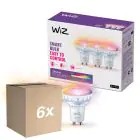 Mehrfachpackung 6x Mehrfachpackung 3x WiZ Smart LED-Spot GU10 PAR16 5W 400lm 36D | Höchste Farbwiedergabe - Dimmbar - Ersatz Für 50W
