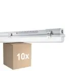 Mehrfachpackung 10x Ledvance LED Feuchtigkeitsdicht Gehäuse MT Gen 3 IP65 | Geeignet für 1x60cm LED Röhre