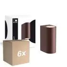 Mehrfachpackung 6x D'Lite Wandleuchte Vossem Rostig Up & Down | Geeignet für 2x GU10 