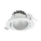 Philips Led-Spot Greenspace Accent Cardanic Aluminium Weiß 31W 3900lm 36D - 930 Warmweiß | 163mm - IP20 - Höchste Farbwiedergabe - Dali Dimmbar