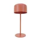 Eglo Tischlampe Roccanova Solar Stahl Orange 2W 270lm - 830 Warmweiß | IP44 - Berührungsdimmbar - USB-C