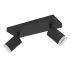 Eglo Connect.Z Smart Decke Spot Melitello-Z Stahl Schwarz 7.4W 1100lm - 827-865 Abstimmbares Weiß + RGB | Dimmbar