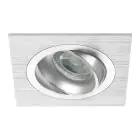 Noxion Einbau Spot Boxi MR16 schwenkbar Aluminium | Ausschnitt 80mm - GU10 Sockel